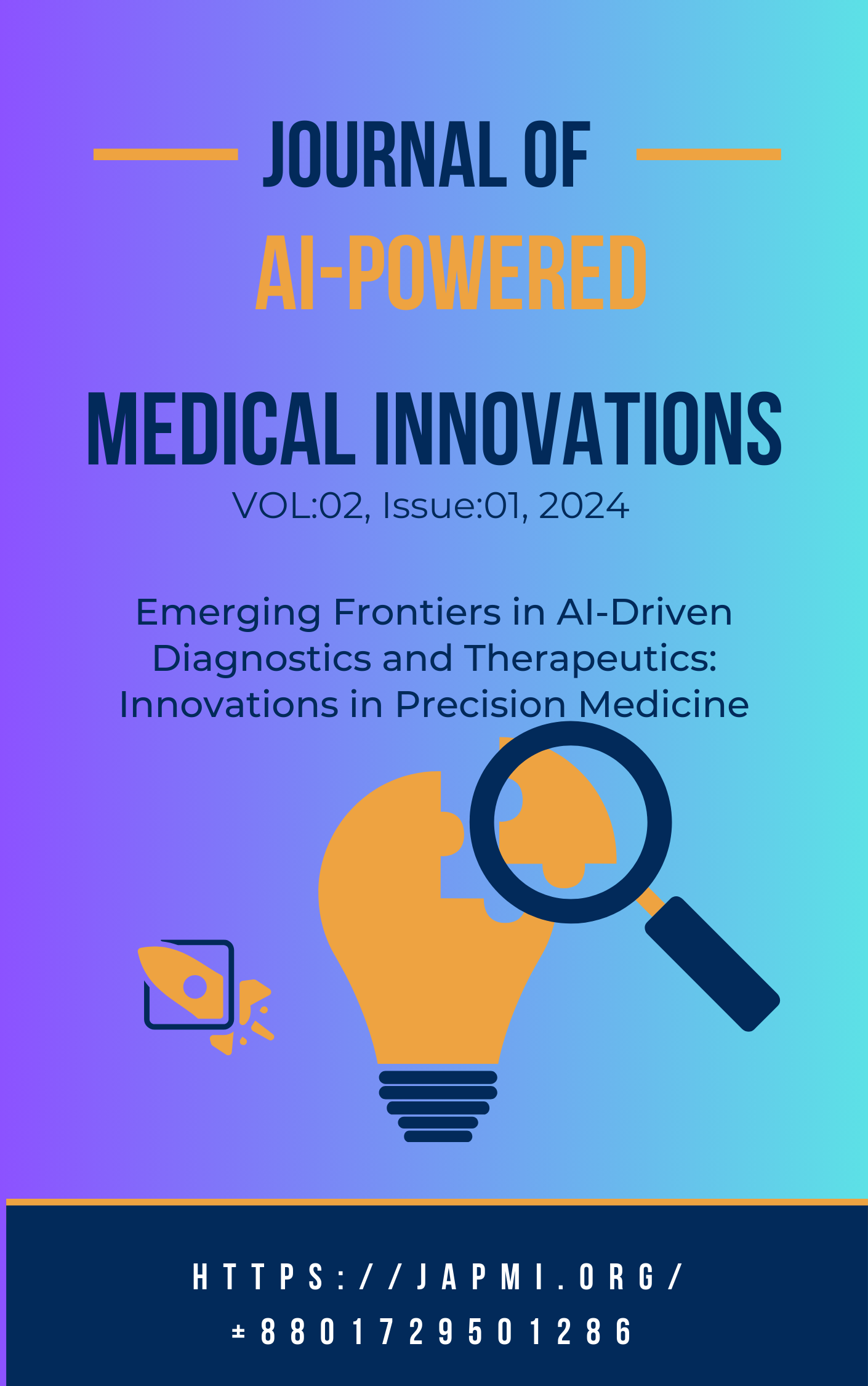 					View Vol. 2 No. 1 (2024): Emerging Frontiers in AI-Driven Diagnostics and Therapeutics: Innovations in Precision Medicine
				